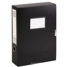 Office Stationery Supply Filing Case Customized Printing A4 Größe Kunststoff PP Dokument Fall Box Datei/Dateibox mit Daumenloch